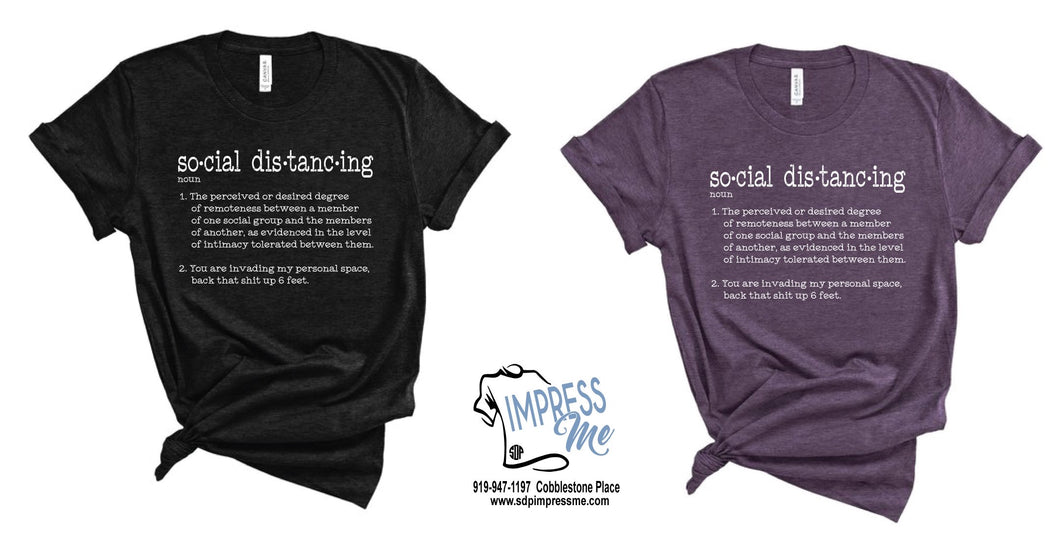 Social Distancing SCREEN ONLY